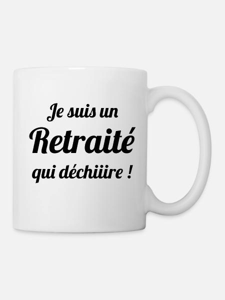 Retirement Pensioner Ruhestand Rentner Retraite - Mug - white