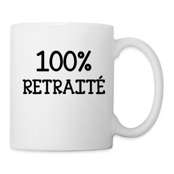 Retirement Pensioner Ruhestand Rentner Retraite - Mug - white - Right