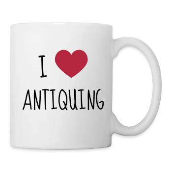 Second hand Antiquarian Trödler Brocanteur - Mug - white - Right