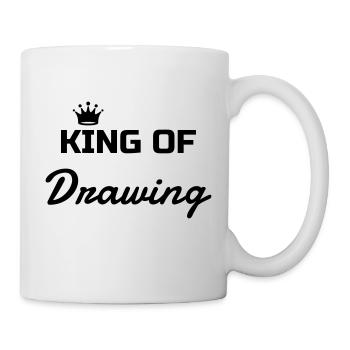 Zeichnung / Zeichner / Drawing / Drawer - Tasse - Weiß - Rechts