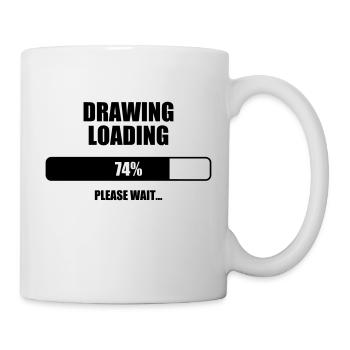 Zeichnung / Zeichner / Drawing / Drawer - Tasse - Weiß - Rechts