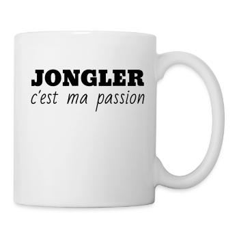 jongleur / jonglerie / jongleuse / cirque - Mug blanc - blanc - Droite