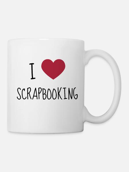 Scrapbooking / Scraper / Scrapeuse / Scrapeur - Mug blanc - blanc