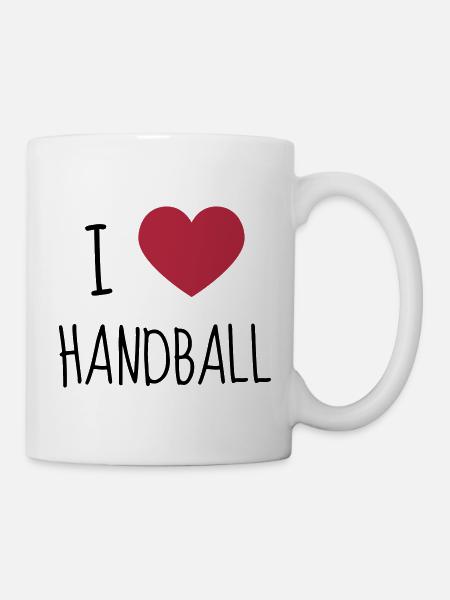 Handball Handballer Sport Sportif Athlète - Mug blanc - blanc