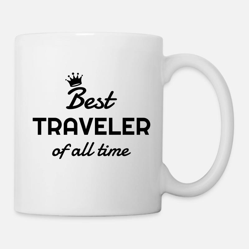 Voyage / Voyageur / Vacances / Voyager - Mug blanc - blanc