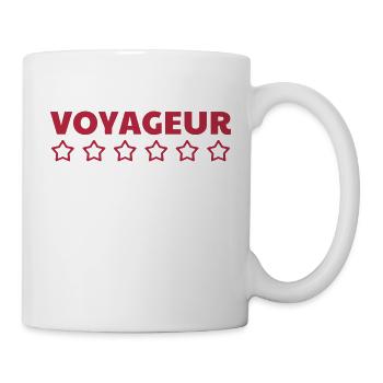 Reisen / Reisende / Urlaub / Tourismus - Tasse - Weiß - Rechts