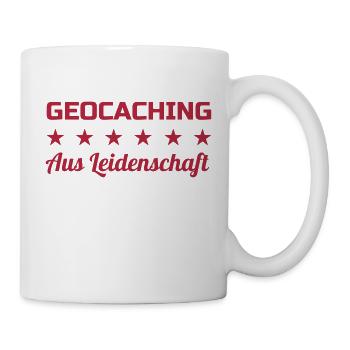 Geocaching / Geocacher / Compass / GPS - Mug - white - Right
