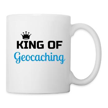 Geocaching / Geocacher / Compass / GPS - Mug - white - Right