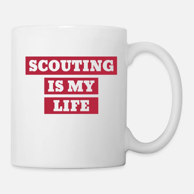 Scout / Scouting / Pfadfinder / Pfadfinderin - Tasse - Weiß