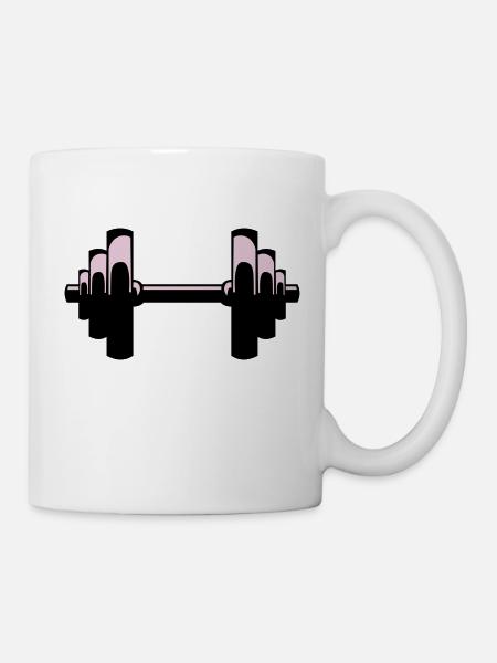 Dumbbell - Mug - white