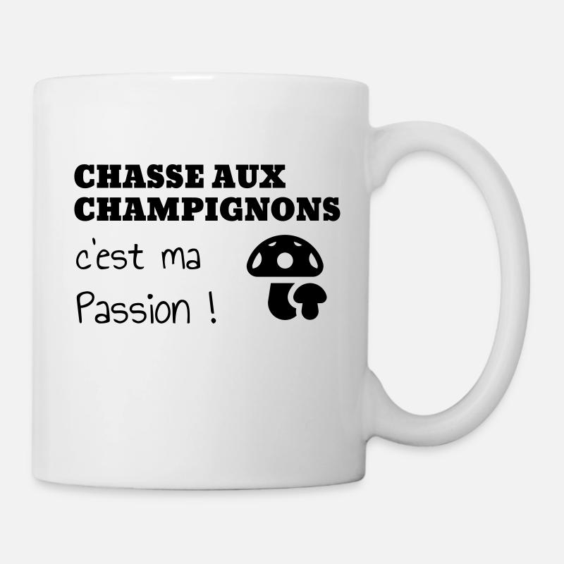 Pilz / Pilzsuche / Kommissionierung / Wald - Tasse - Weiß