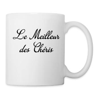 Amour / Love / Mariage / Chérie / Chéri / Valentin - Mug - white - Right