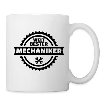 Mechaniker - Tasse - Weiß - Rechts