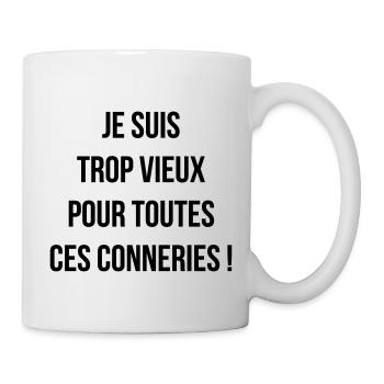 Cinema Humour Film Vieux Drôle Fun ssssssssss - Mug - white - Right