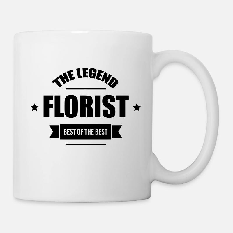 Florist / Flower / Floristin / Fleur / Fleuriste - Mug - white