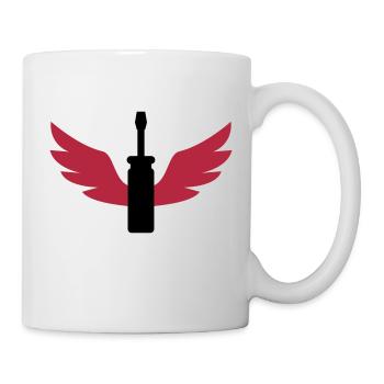Reparatur / Repairman / Repairer / Repair - Tasse - Weiß - Rechts