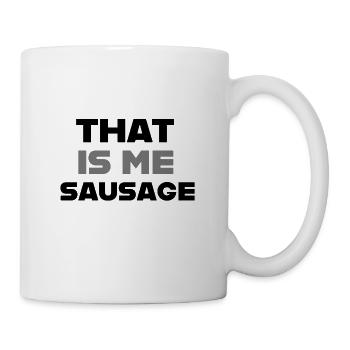 Denglisch Saying That Is Me Sausage English Deuts - Mug - white - Right
