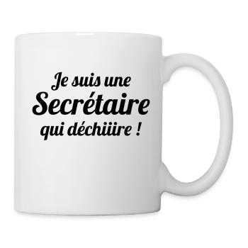 secrétaire / secrétariat / assistante / patron - Mug blanc - blanc - Droite