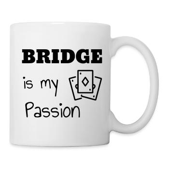 Bridge Card game Kartenspiel Jeu de cartes - Mug - white - Right