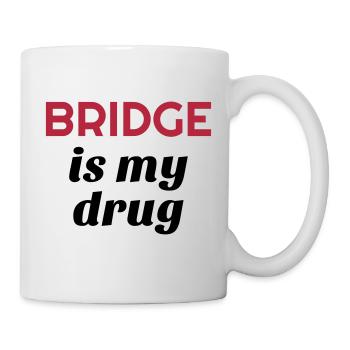 Bridge Card game Kartenspiel Jeu de cartes - Mug - white - Right