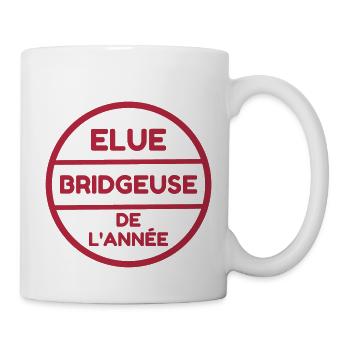 Bridge Card game Kartenspiel Jeu de cartes - Mug - white - Right