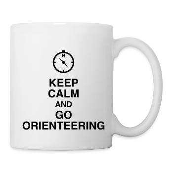 Orienteering / Orienteer / Orientierungslauf - Tasse - Weiß - Rechts