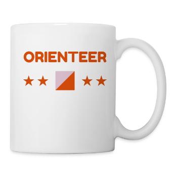 Orienteering / Orienteer / Orientierungslauf - Tasse - Weiß - Rechts