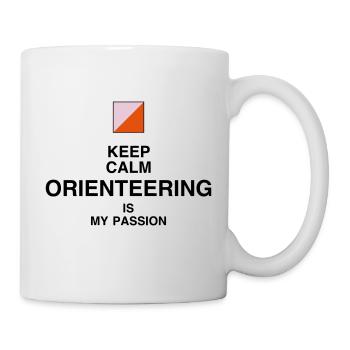 Orienteering / Orienteer / Orientierungslauf - Tasse - Weiß - Rechts