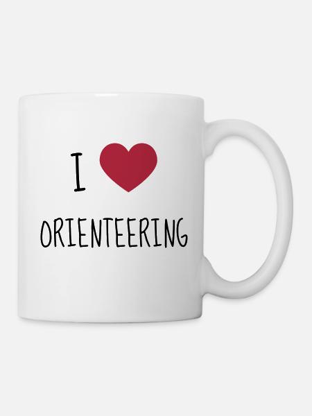 Orienteering / Orienteer / Course d'Orientation - Mug blanc - blanc