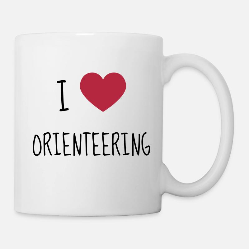 Orienteering / Orienteer / Course d'Orientation - Mug blanc - blanc