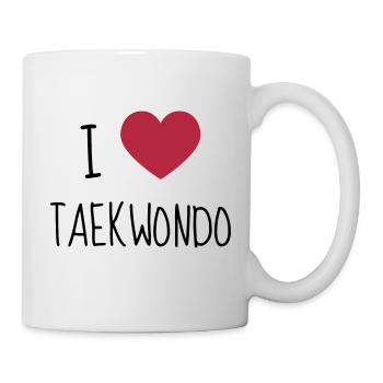 Taekwondo Taekwondoin Tae-Kwon-Do Tae Kwon Do - Tasse - Weiß - Rechts