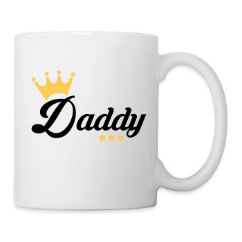 Papa Fête des Pères Naissance Bébé Anniversaire - Mug blanc - blanc - Droite