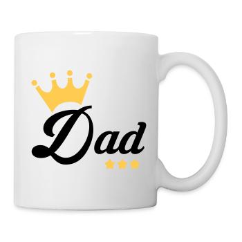 Papa Fête des Pères Naissance Bébé Anniversaire - Mug blanc - blanc - Droite