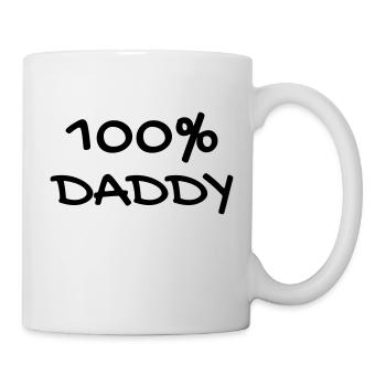 Papa Fête des Pères Naissance Bébé Anniversaire - Mug blanc - blanc - Droite