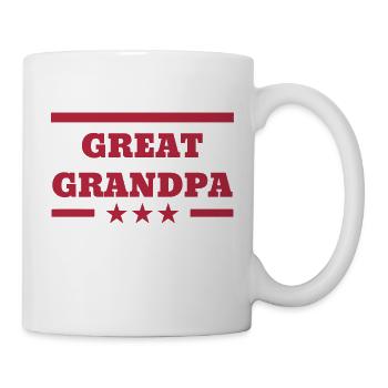Papy Papi Grand-Père Retraite famille - Mug blanc - blanc - Droite