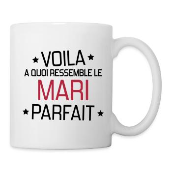 Marriage Wedding Husband Mari Love Mariage Ehemann - Mug - white - Right