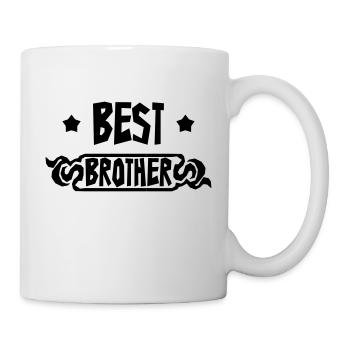 Bruder Brother Baby Geburtstag Geburt Familie - Tasse - Weiß - Rechts