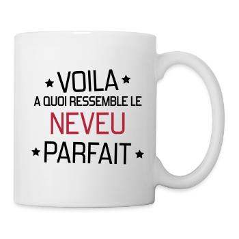 Niece Nephew Nichte Neffe Nièce Neveu Baby - Mug - white - Right