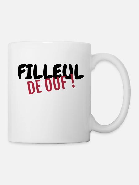 Parrain / Marraine / Filleule / Filleul - Mug blanc - blanc