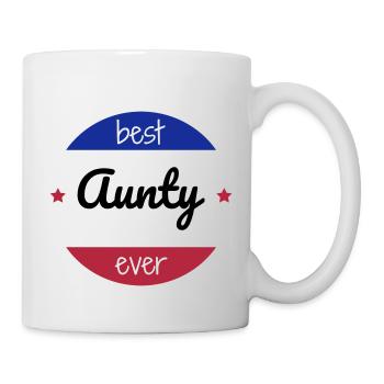 Aunt Aunty Tante Tata Baby Bébé Birth - Mug - white - Right