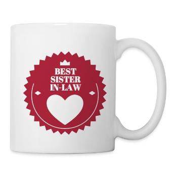 Sister in law Brother Schwester Belle Soeur Frère - Mug - white - Right