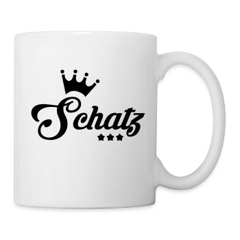 Love Lover Girlfriend Liebling Heart Schatz - Mug - white - Right