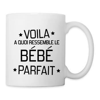 Baby / Geburt / Junge / Mädchen / Mama / Liebe - Tasse - Weiß - Rechts
