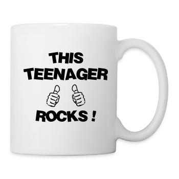 Teenager / Jugendliche / Jugendlicher / Kind - Tasse - Weiß - Rechts