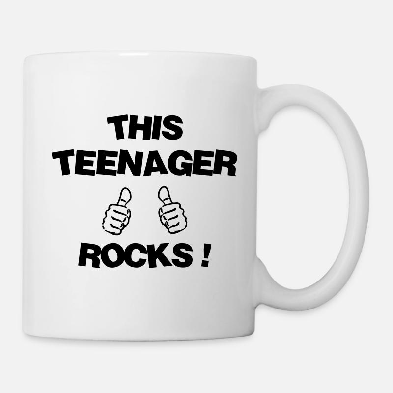 adolescent / enfant / ado / adolescente - Mug blanc - blanc