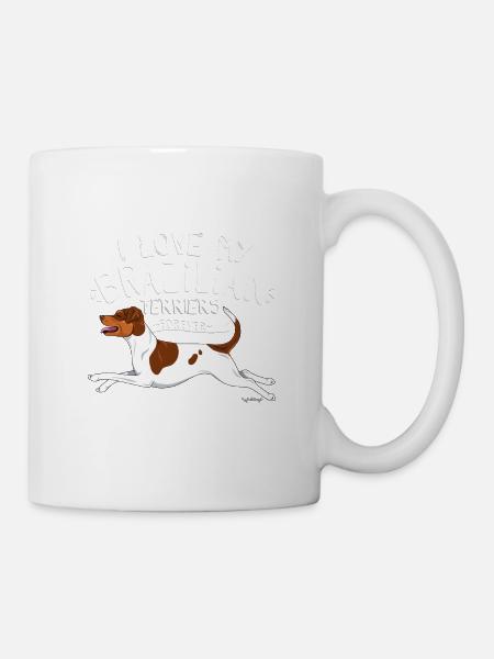 Terrier Brésilien Love3 - Mug blanc - blanc