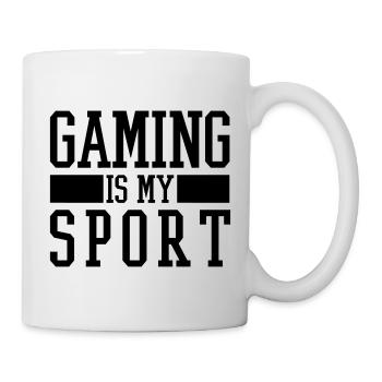 GAMING IS MY SPORT - Mug blanc - blanc - Droite