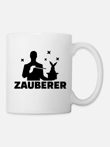 Zauberer - Tasse - Weiß