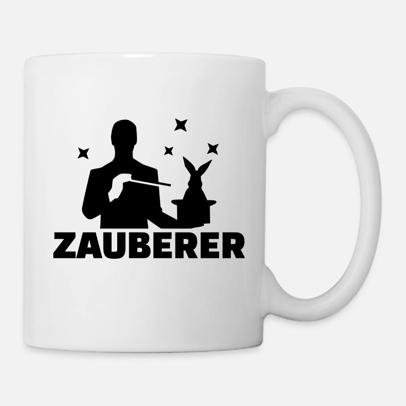 Zauberer - Tasse - Weiß