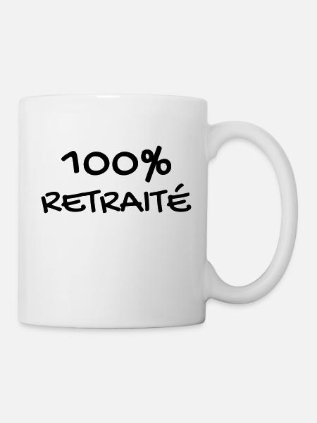 retraite / retraité / retraitée / pension - Mug blanc - blanc